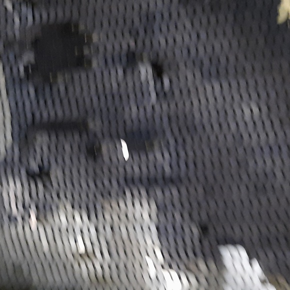 Michael Kors Green Gold White Raglan Sequin Camo Print Sweatshirt Sweater Size S - Picture 11 of 11